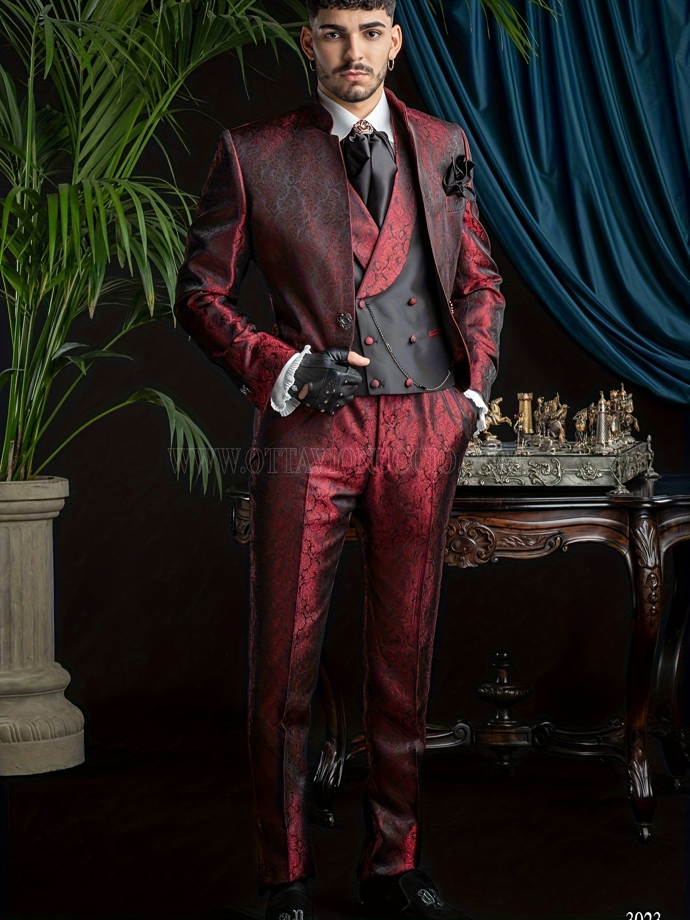 LAURENT MONACO | VESTE À REVERS VINTAGE POUR HOMMES
