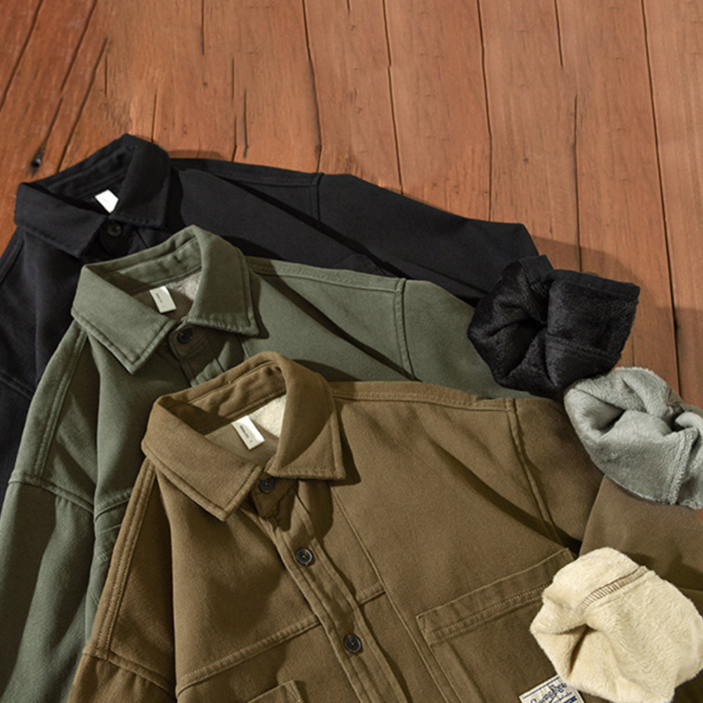 LAURENT MONACO | CHEMISE CARGO EN POLAIRE POUR HOMME