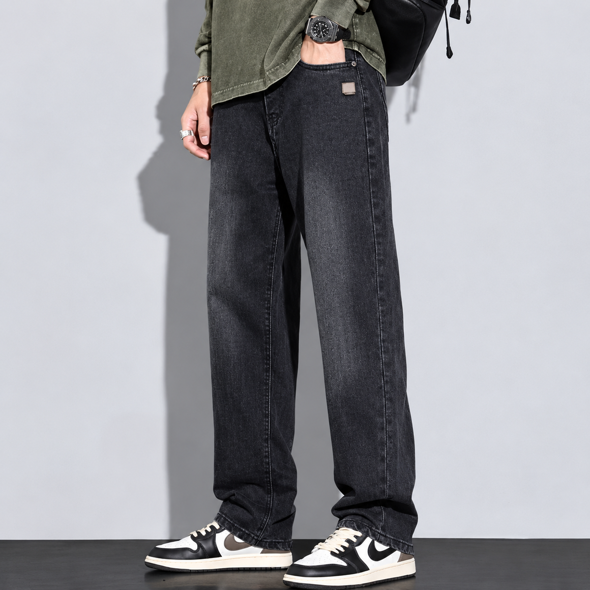 LAURENT MONACO | JEANS BAGGY POUR HOMMES