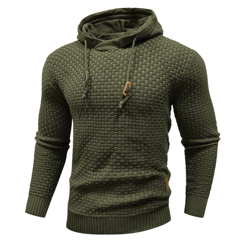 LAURENT MONACO | SWEAT À CAPUCHE CLASSIQUE EN LAINE POUR HOMME