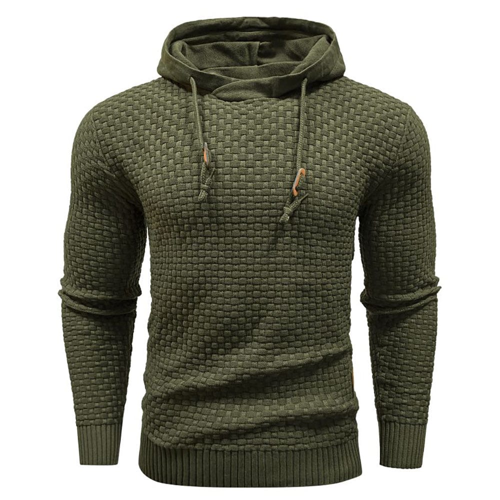 LAURENT MONACO | SWEAT À CAPUCHE CLASSIQUE EN LAINE POUR HOMME