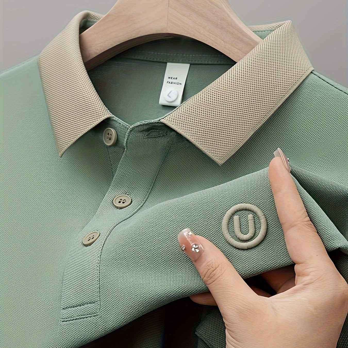 LAURENT MONACO | POLO BRODÉ MODERNE POUR HOMME