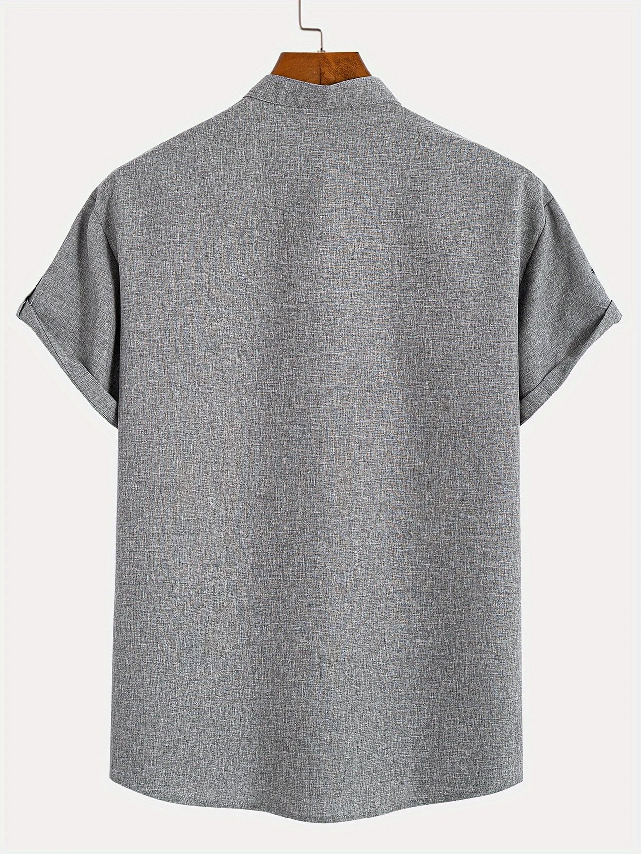 LAURENT MONACO | CHEMISE À COL MONTANT POUR HOMMES