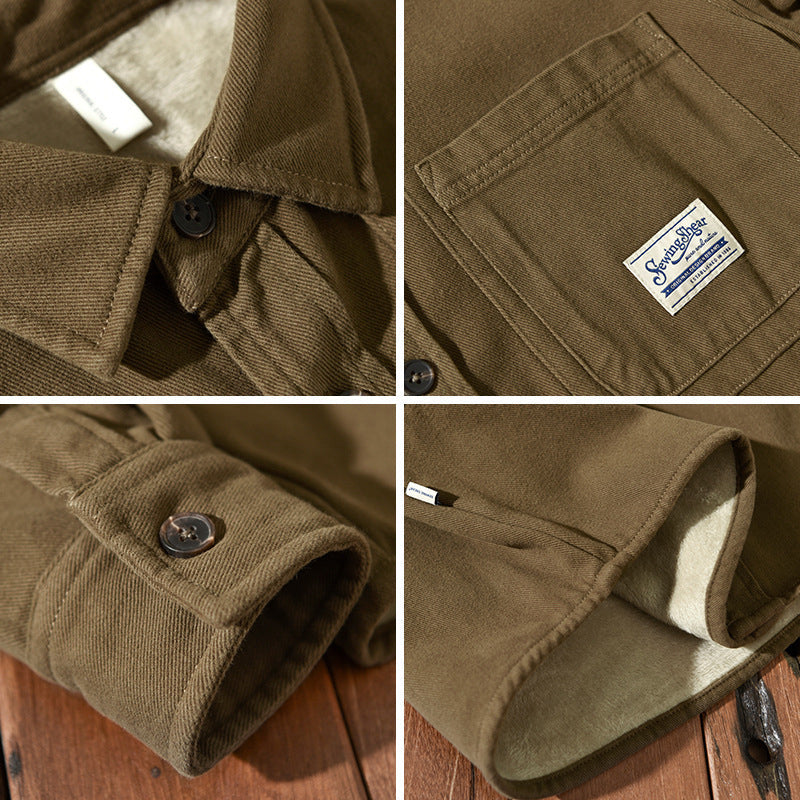 LAURENT MONACO | CHEMISE CARGO EN POLAIRE POUR HOMME