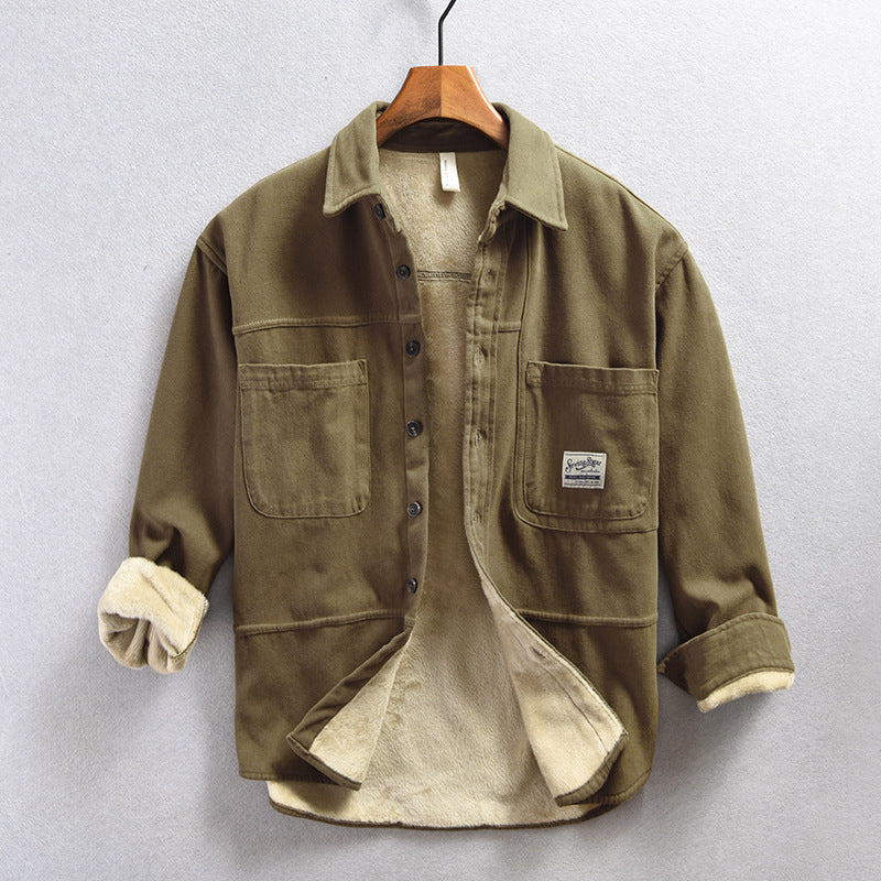 LAURENT MONACO | CHEMISE CARGO EN POLAIRE POUR HOMME