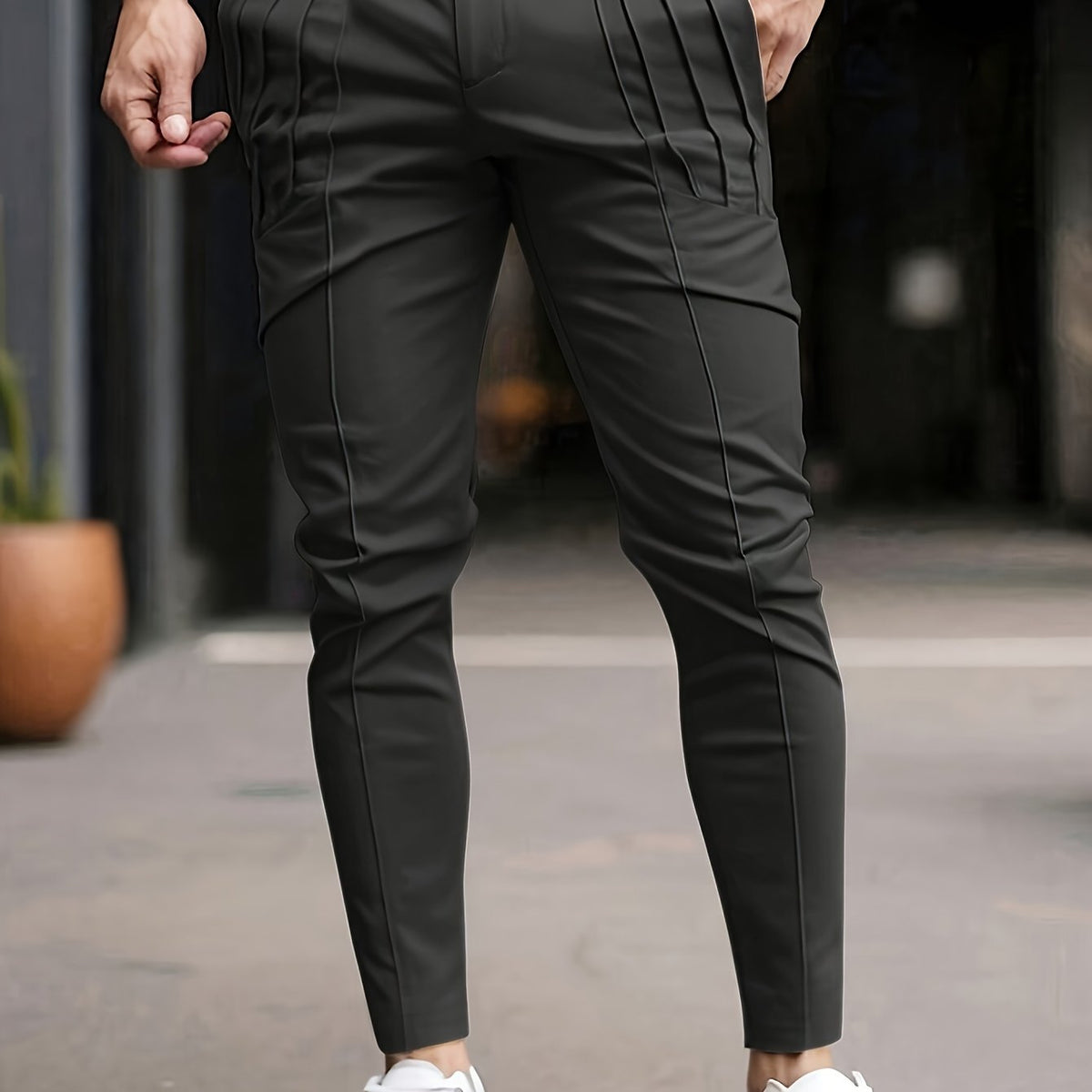 LAURENT MONACO | PANTALON SLIM CASUAL POUR HOMMES