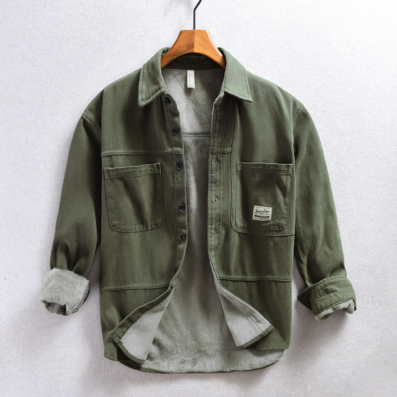 LAURENT MONACO | CHEMISE CARGO EN POLAIRE POUR HOMME