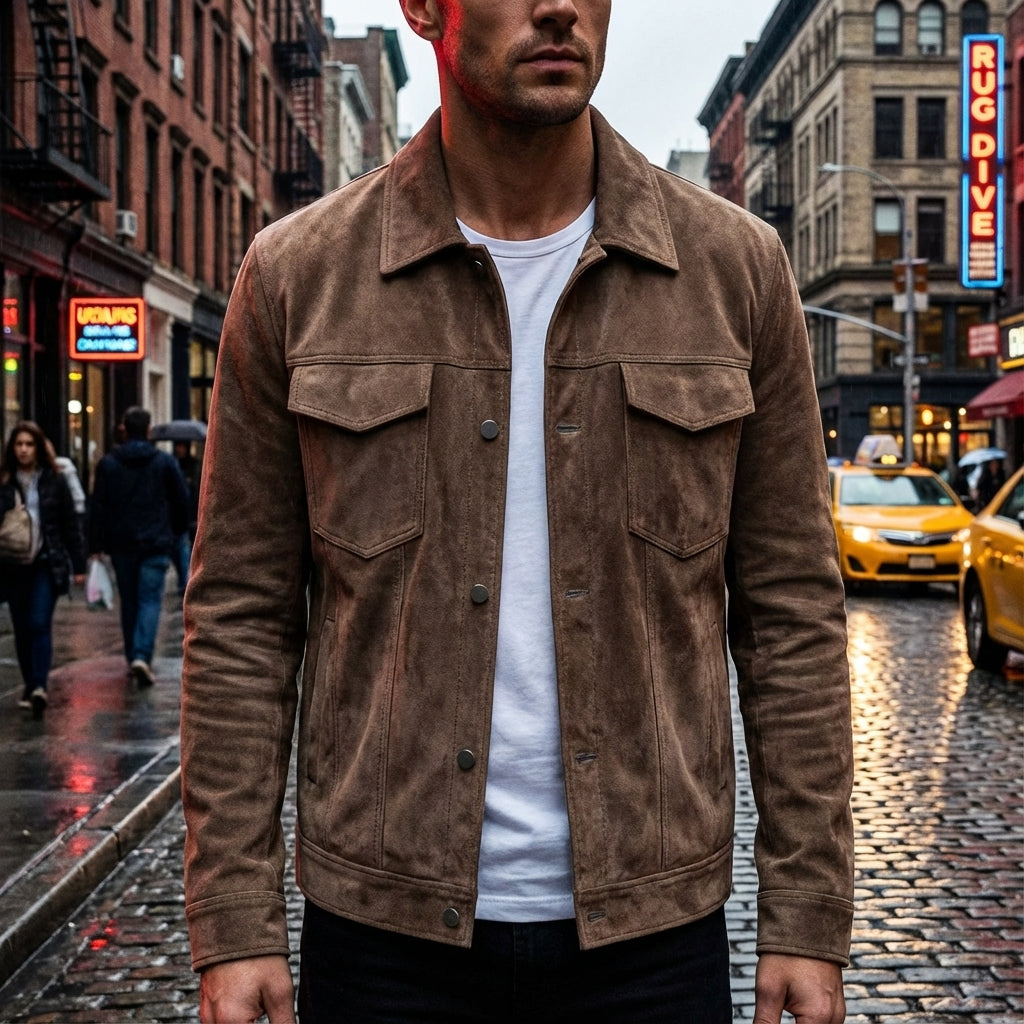 LAURENT MONACO | VESTE DE TRAVAIL RÉTRO POUR HOMME