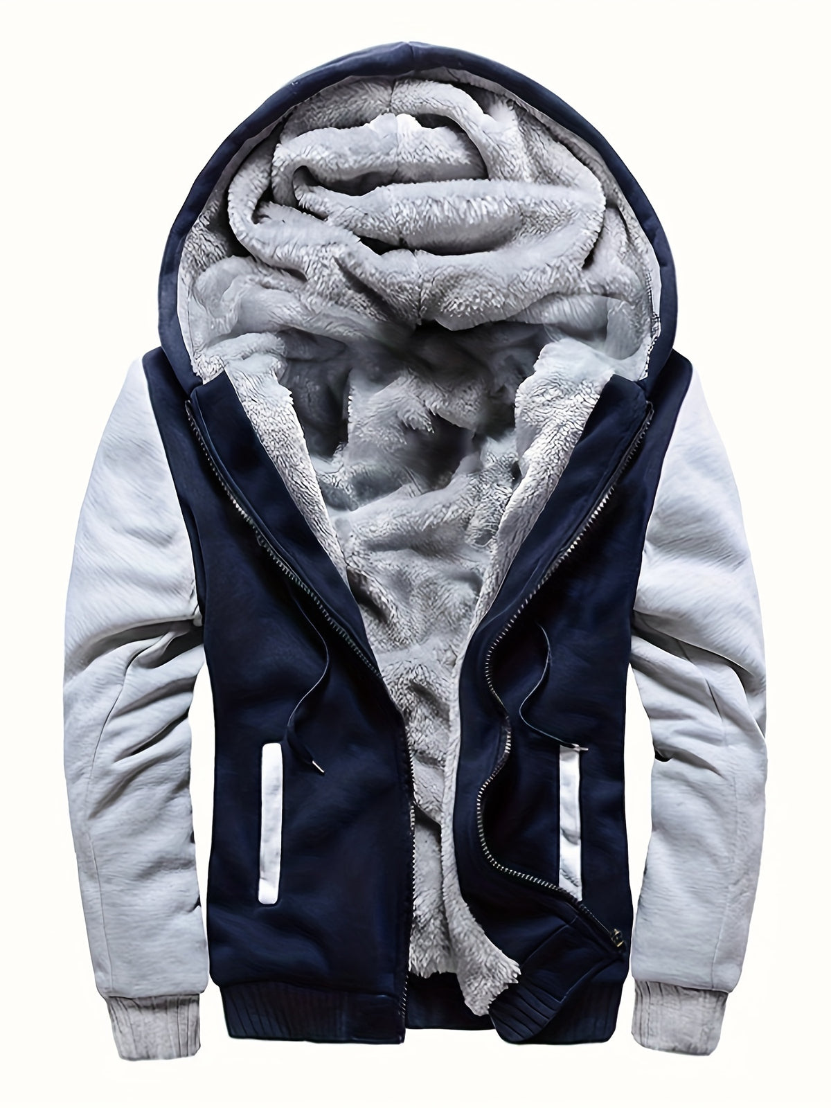 LAURENT MONACO | PULL À CAPUCHE ET FERMETURE ÉCLAIR MOTIF CAMOUFLAGE POUR HOMMES
