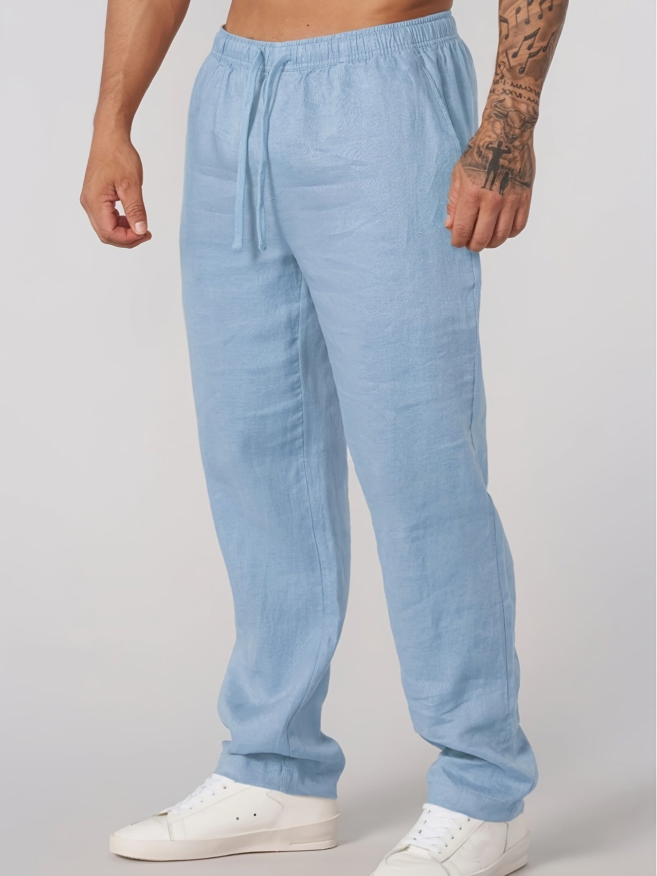 LAURENT MONACO | PANTALON À CORDON DE SERRAGE POUR HOMMES