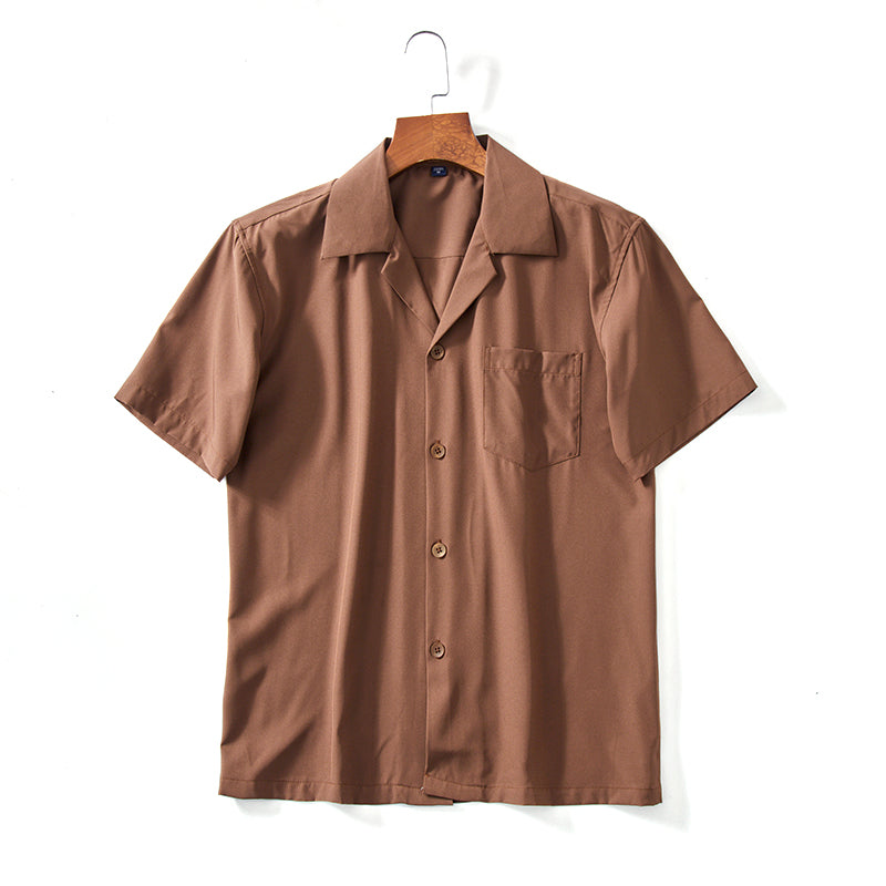 LAURENT MONACO | CHEMISE COL CUBAIN POUR HOMMES