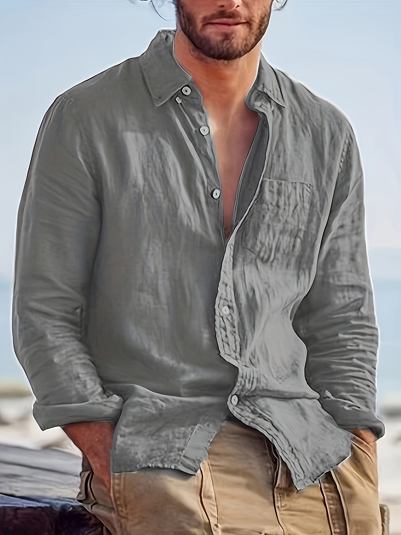 LAURENT MONACO | CHEMISE COTON POUR HOMMES