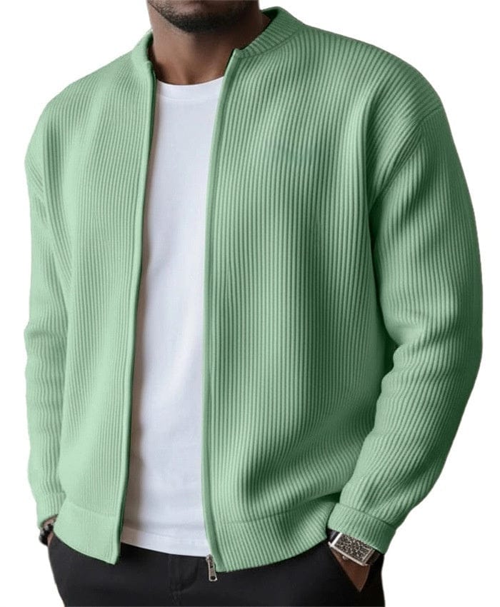 LAURENT MONACO | CARDIGAN À COUTURES COULISSÉES POUR HOMMES