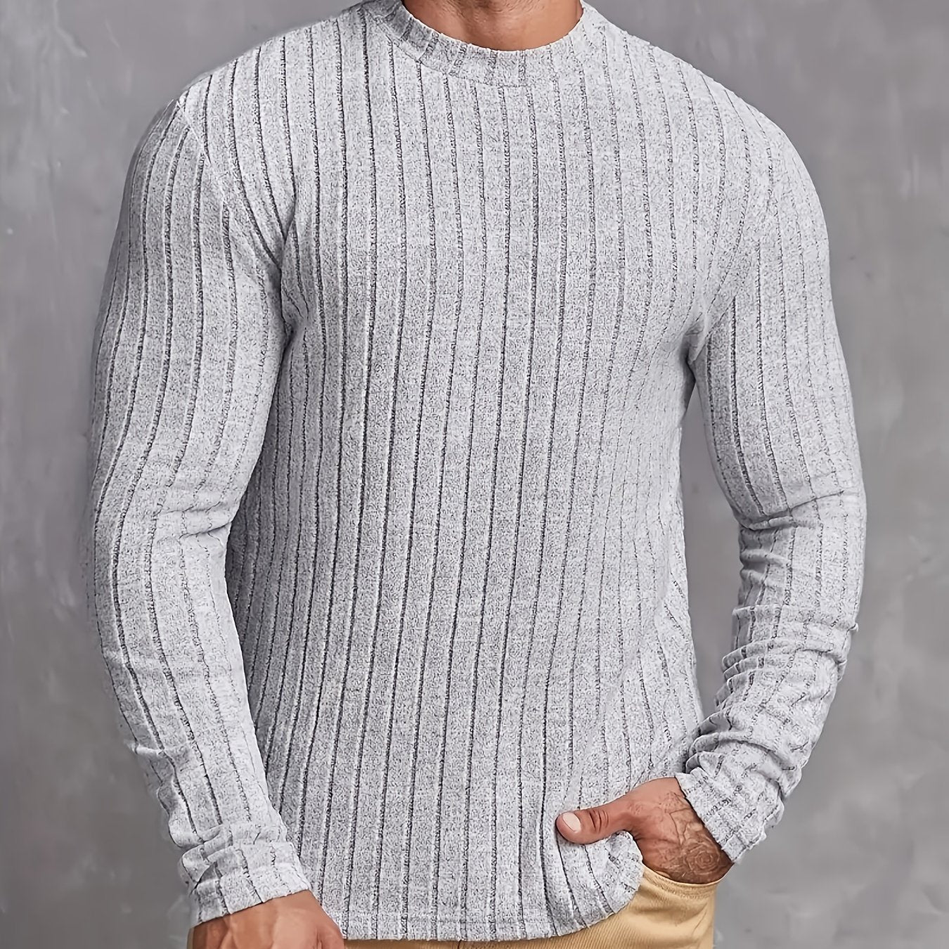 LAURENT MONACO | PULL À RAYURES COTONNÉES POUR HOMMES