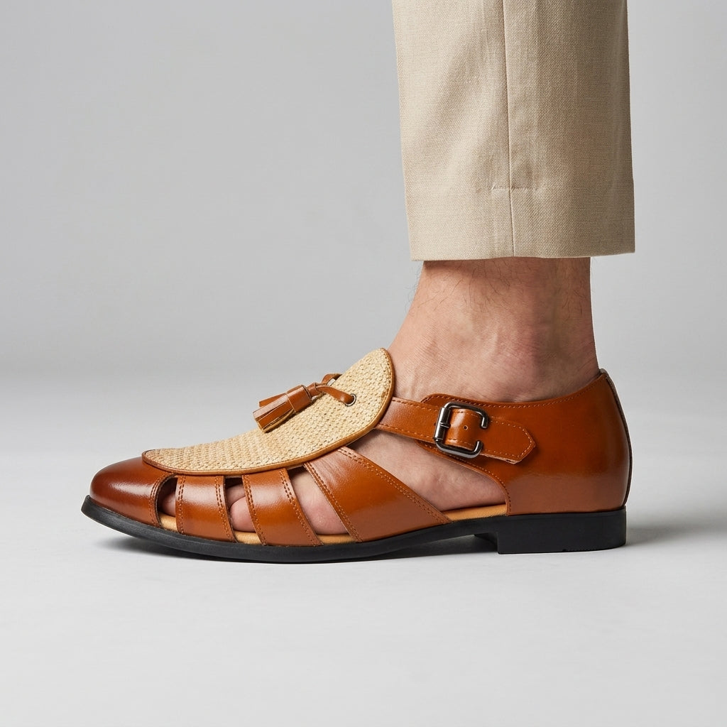 LAURENT MONACO | SANDALES À ORTEILS COUVERTS POUR HOMMES