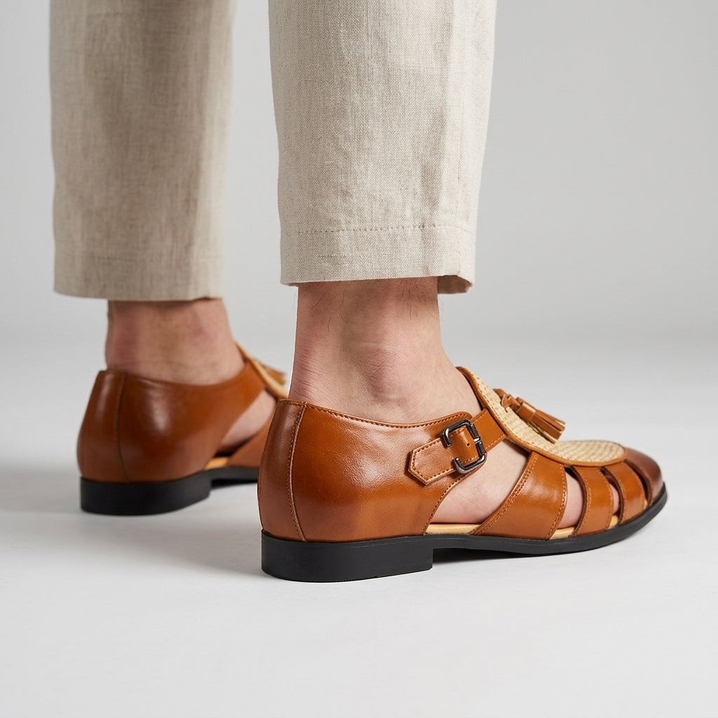 LAURENT MONACO | SANDALES À ORTEILS COUVERTS POUR HOMMES