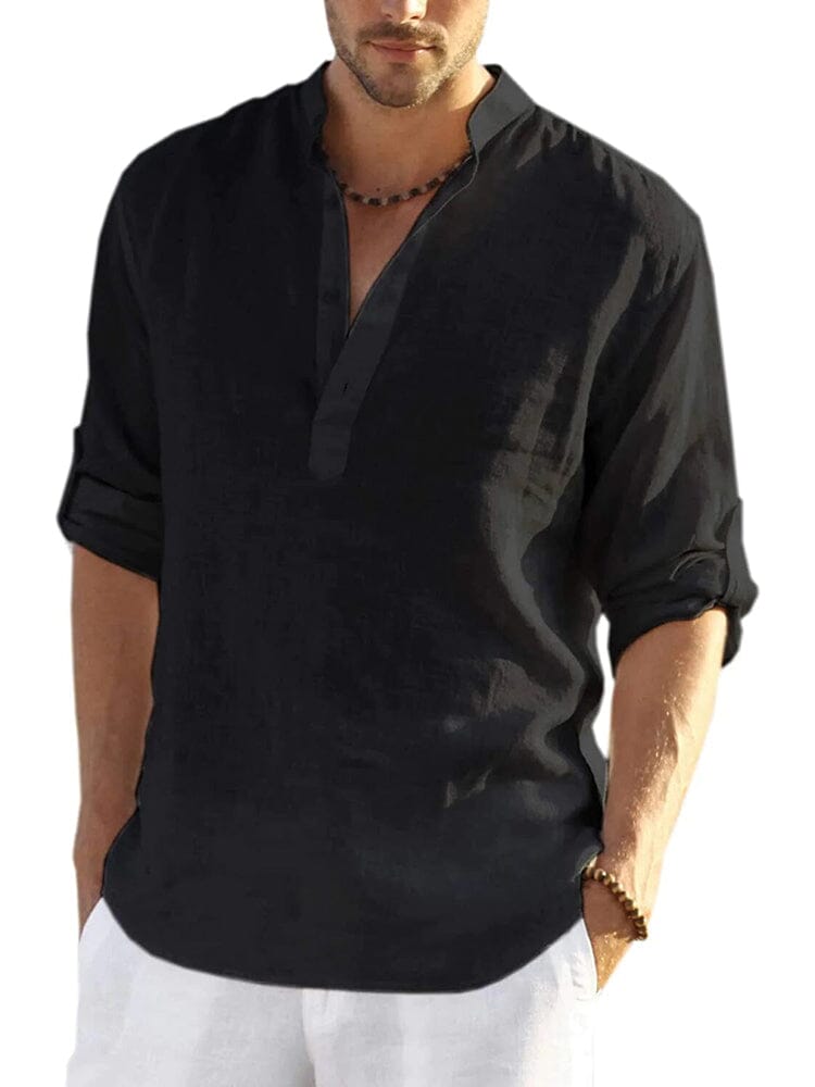 LAURENT MONACO | CHEMISE EN COTON LIN POUR HOMME