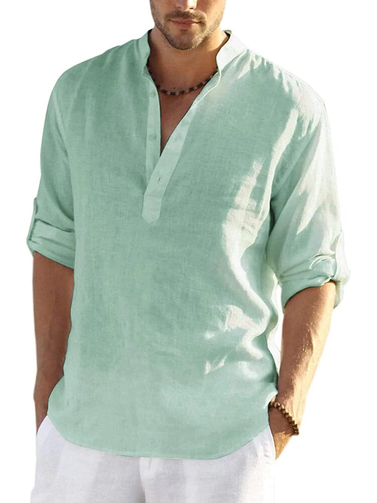 LAURENT MONACO | CHEMISE EN COTON LIN POUR HOMME