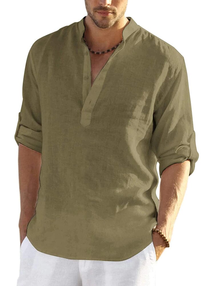 LAURENT MONACO | CHEMISE EN COTON LIN POUR HOMME