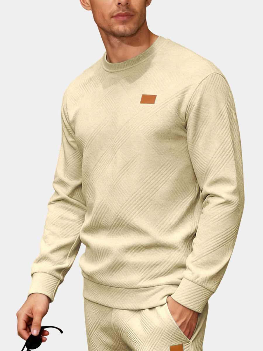 LAURENT MONACO | PULL EN MAILLE TEXTURÉE POUR HOMMES