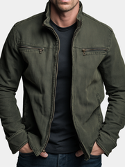LAURENT MONACO | VESTE VINTAGE DÉLAVÉE POUR HOMMES