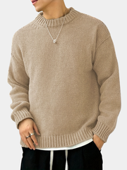 LAURENT MONACO | PULL EN MAILLE À COL ROND POUR HOMMES