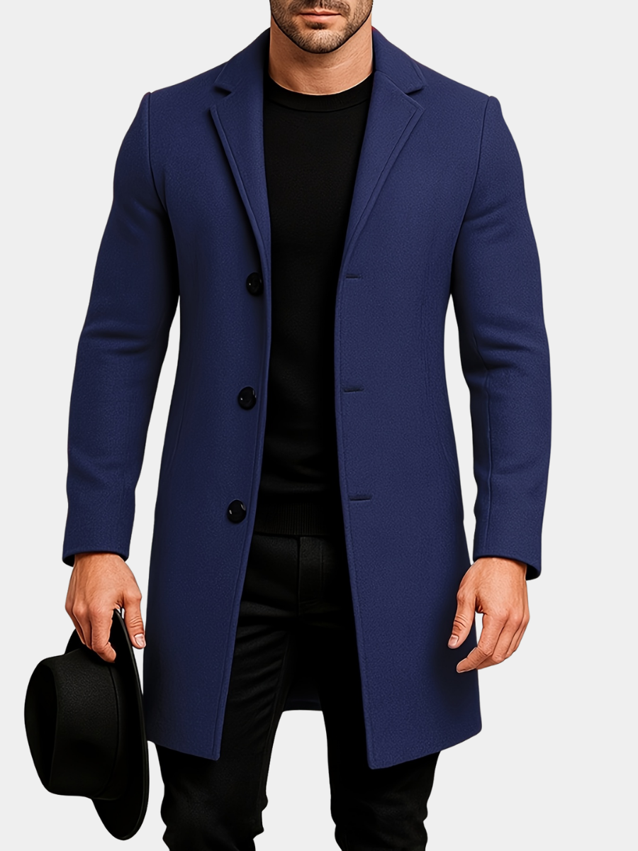 LAURENT MONACO | VESTE À REVERS ET BOUTONS POUR HOMMES