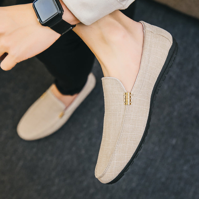 LAURENT MONACO | LOAFERS EN TOILE POUR HOMMES