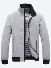 LAURENT MONACO | VESTE MODERNE À FERMETURE ÉCLAIR POUR HOMMES