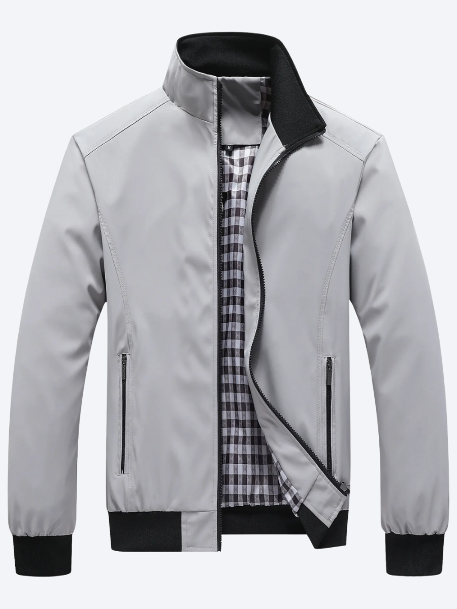 LAURENT MONACO | VESTE MODERNE À FERMETURE ÉCLAIR POUR HOMMES
