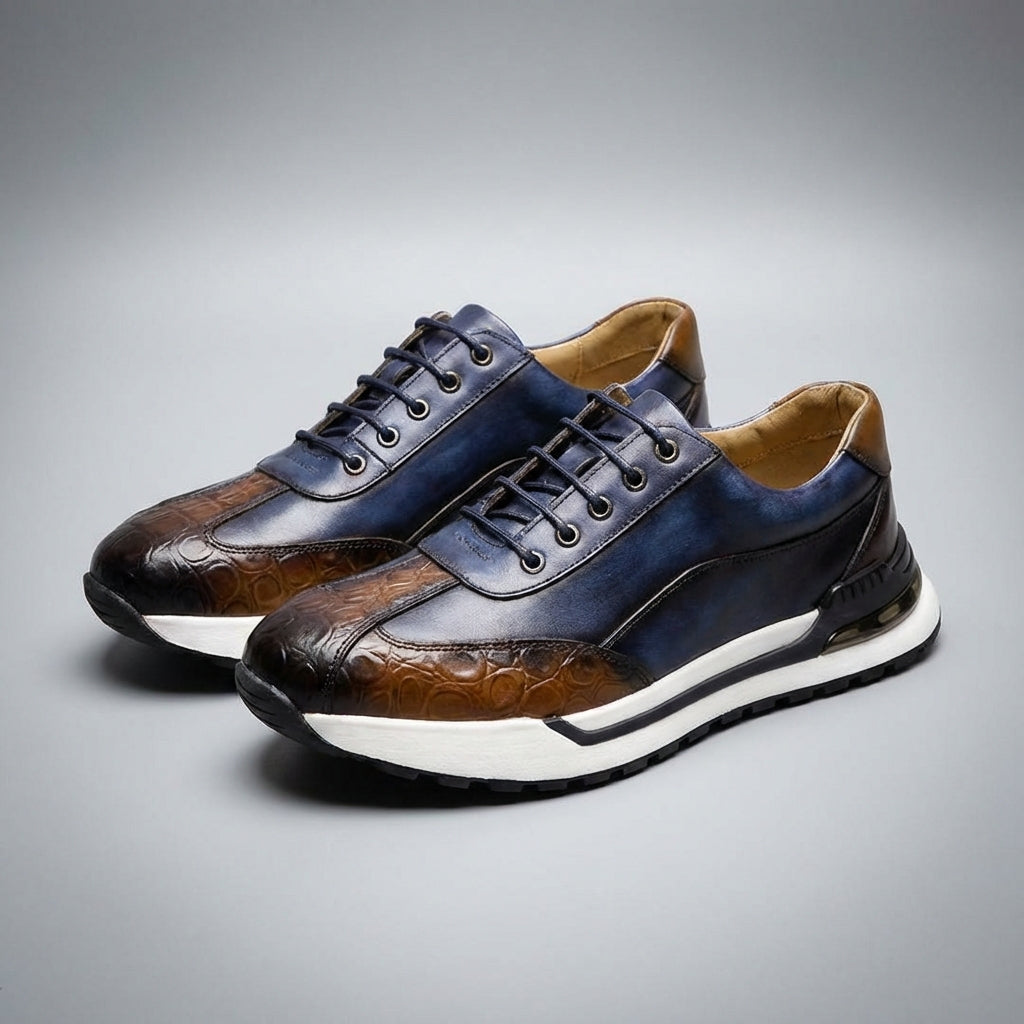 LAURENT MONACO | BASKETS EN CUIR POUR HOMMES