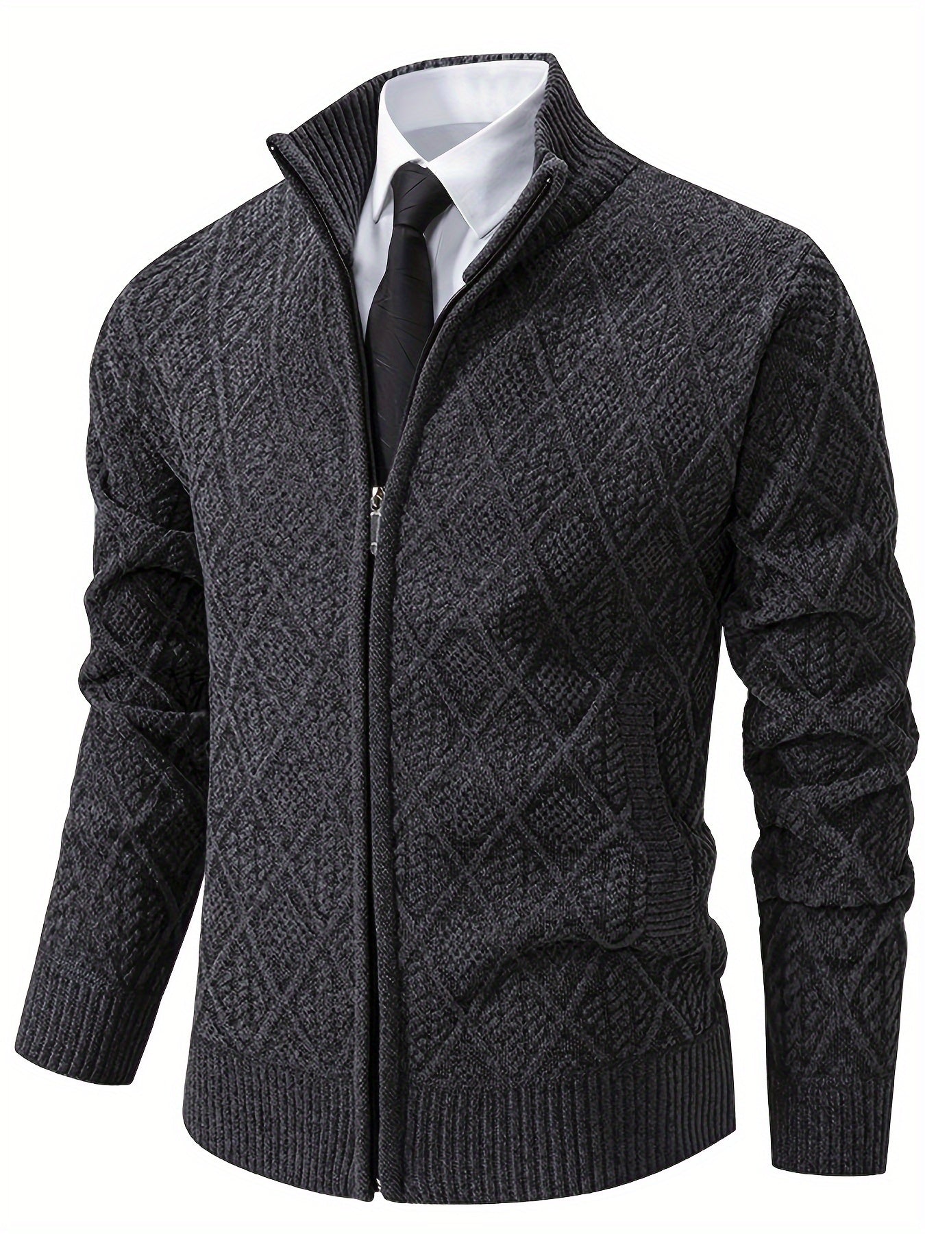 LAURENT MONACO | PULL EN MAILLE GÉOMÉTRIQUE POUR HOMMES