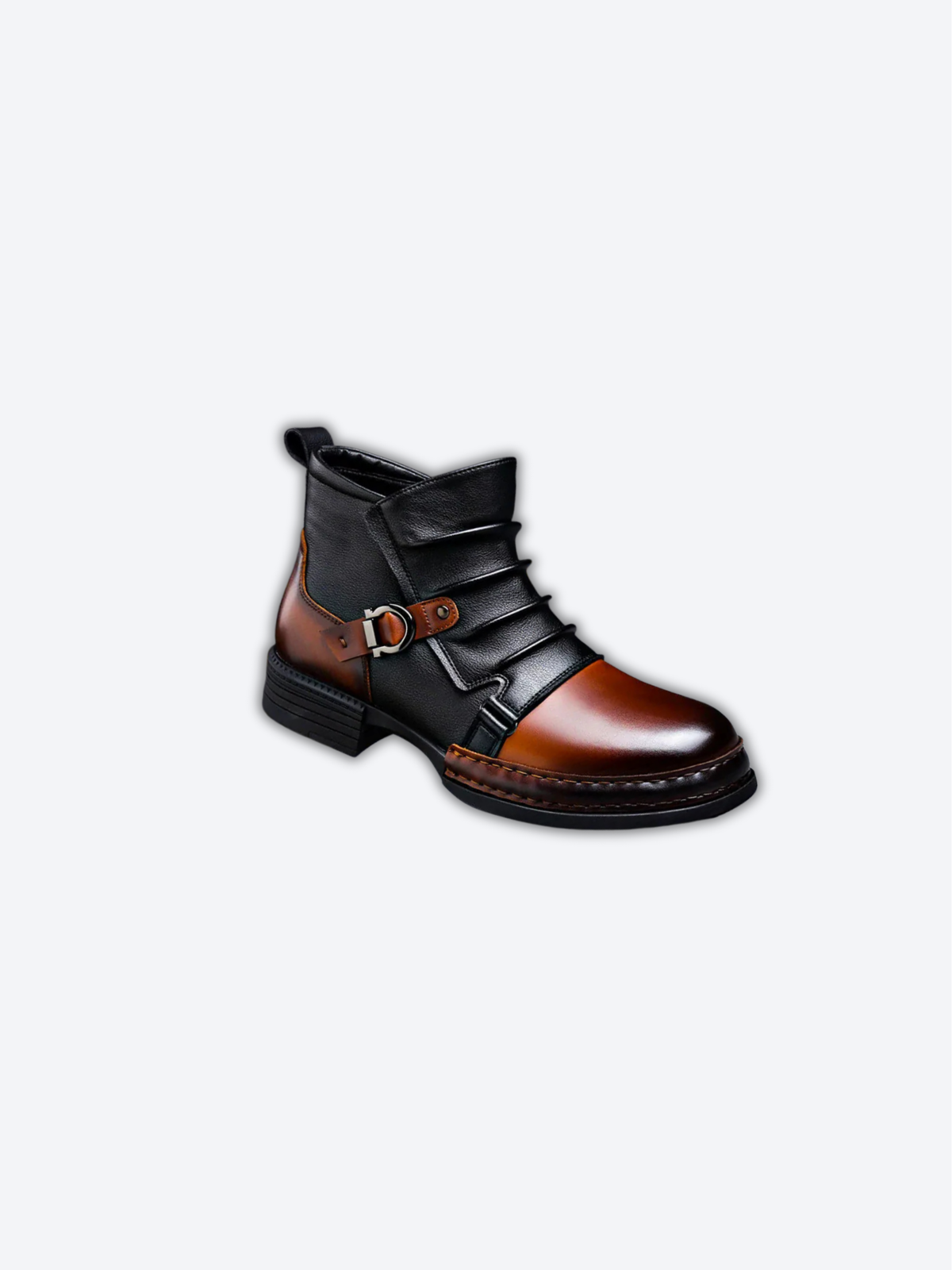 LAURENT MONACO | BOTTINES FRONCÉES POUR HOMMES