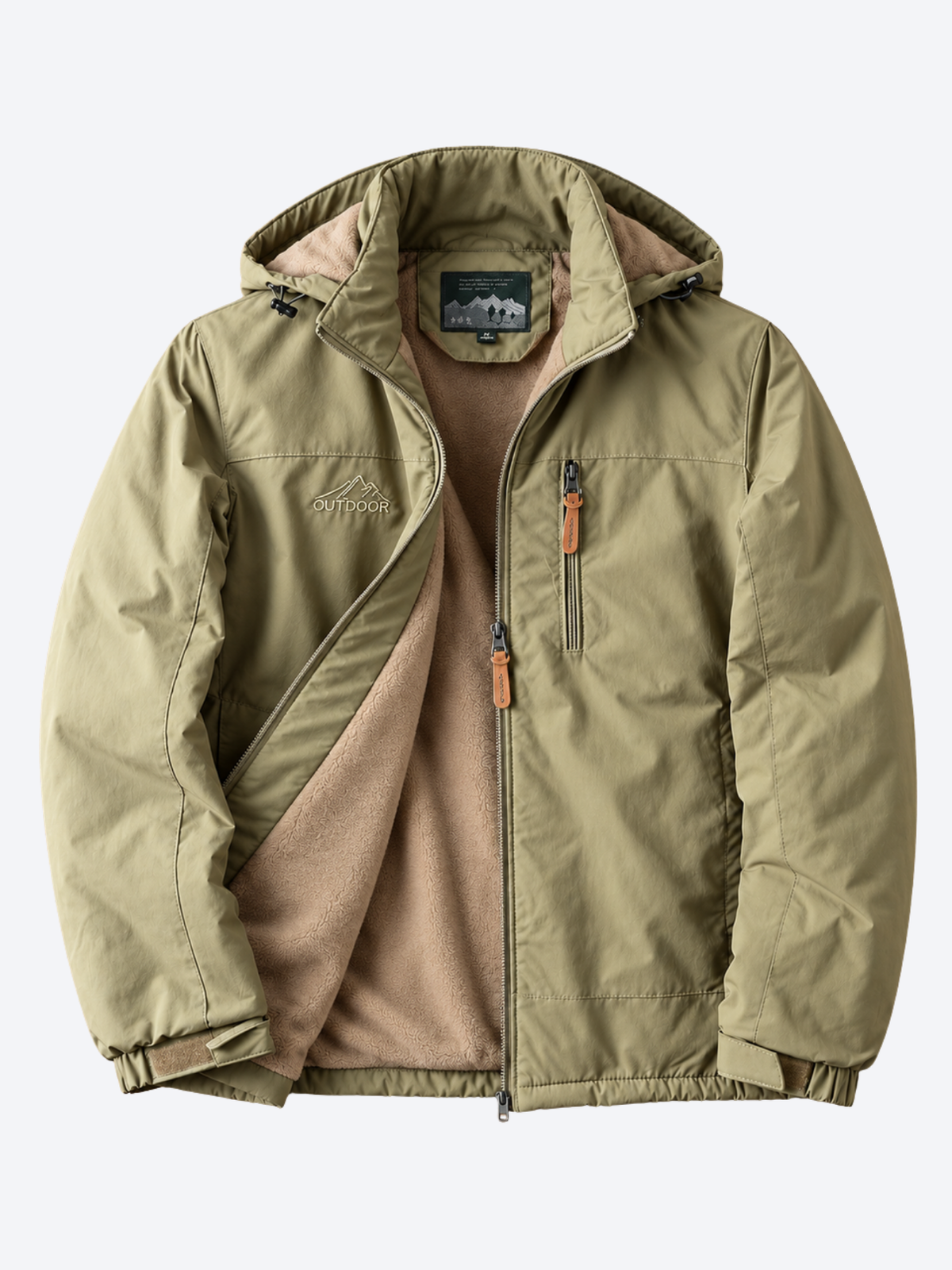 LAURENT MONACO | VESTE DE PLEIN AIR À CAPUCHE POUR HOMMES