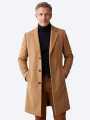 LAURENT MONACO | MANTEAU LONG EN MÉLANGE DE LAINE POUR HOMMES