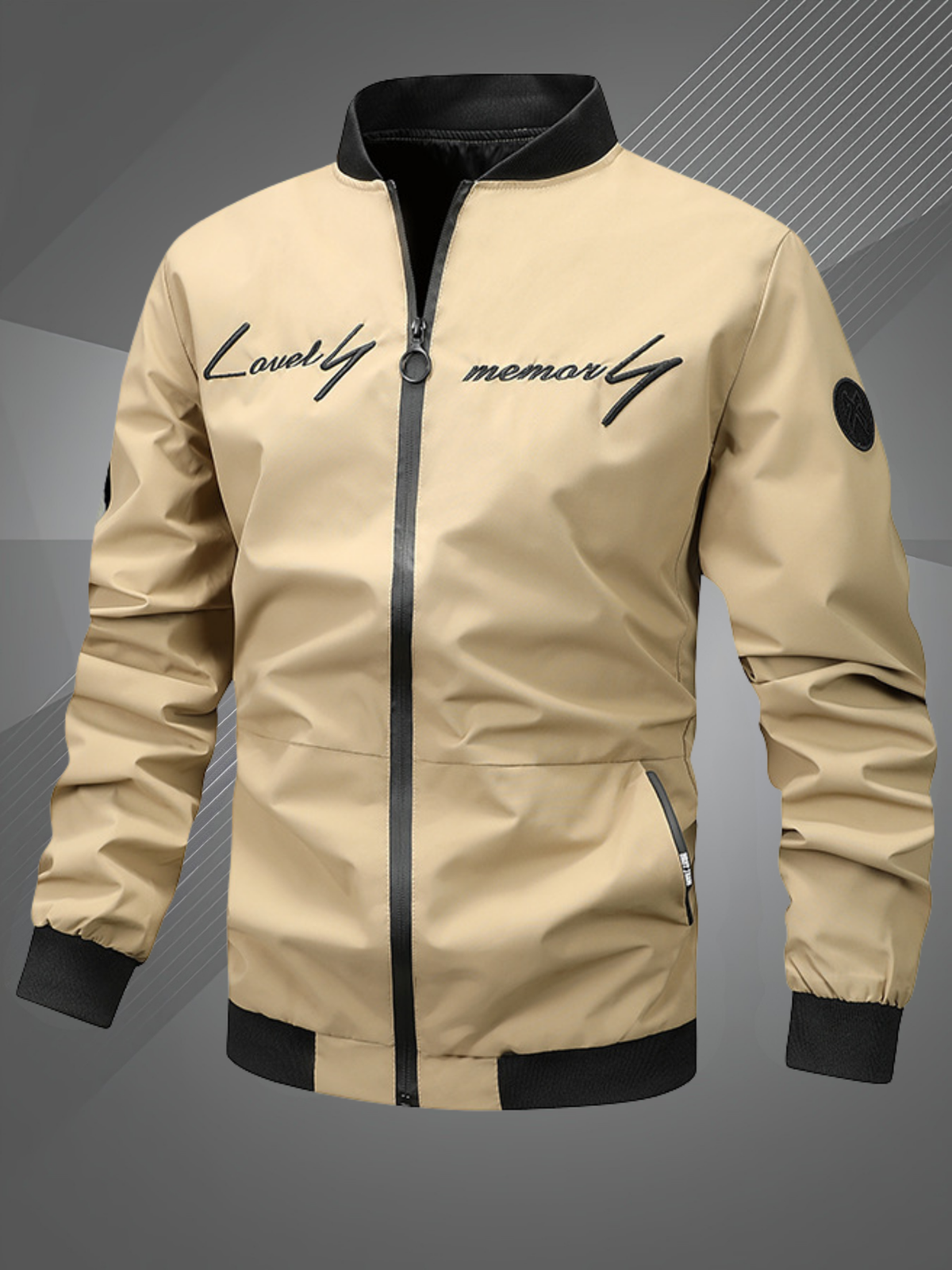 LAURENT MONACO | VESTE DE BASEBALL BRODÉE POUR HOMMES