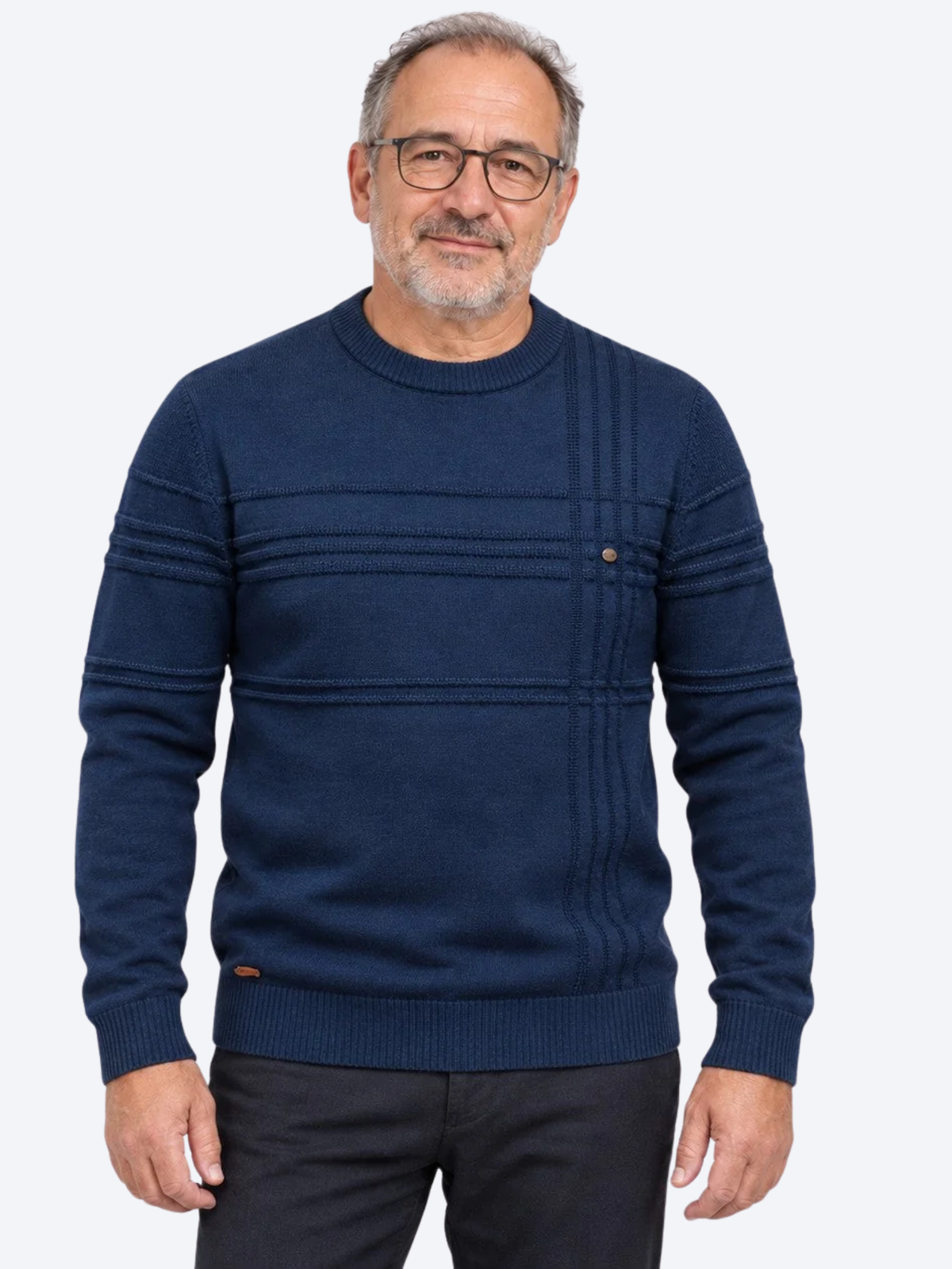 LAURENT MONACO | PULL EN COTON TEXTURÉ POUR HOMMES