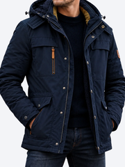 LAURENT MONACO | VESTE MATELASSÉE À CAPUCHE POUR HOMMES