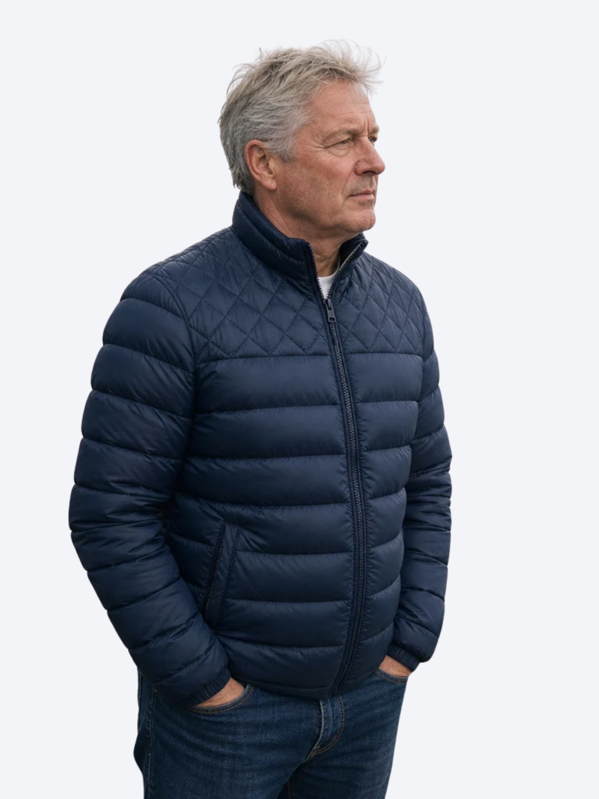 LAURENT MONACO | VESTE MATELASSÉE À LA COUPE STRUCTURÉE POUR HOMMES