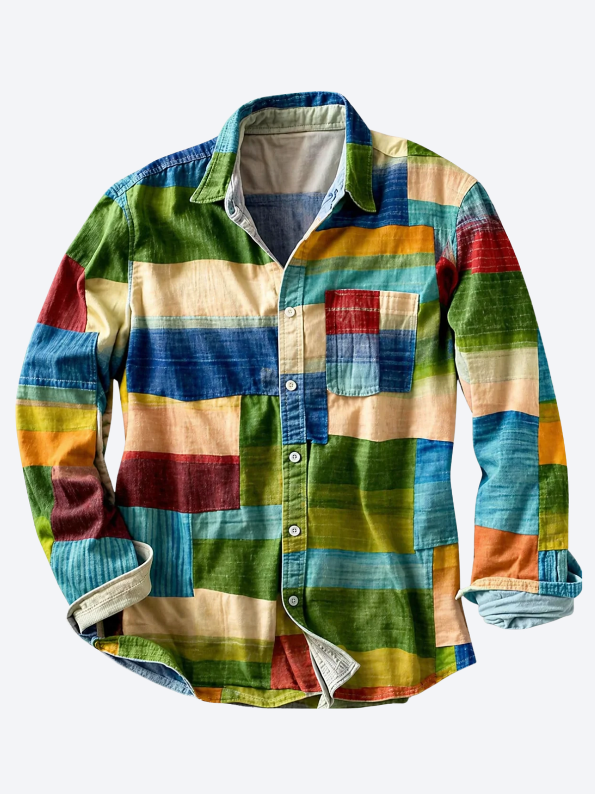 LAURENT MONACO | CHEMISE À MOTIFS COLORÉS POUR HOMMES