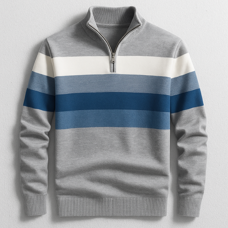 LAURENT MONACO | PULLOVER AVEC ZIP POUR HOMME