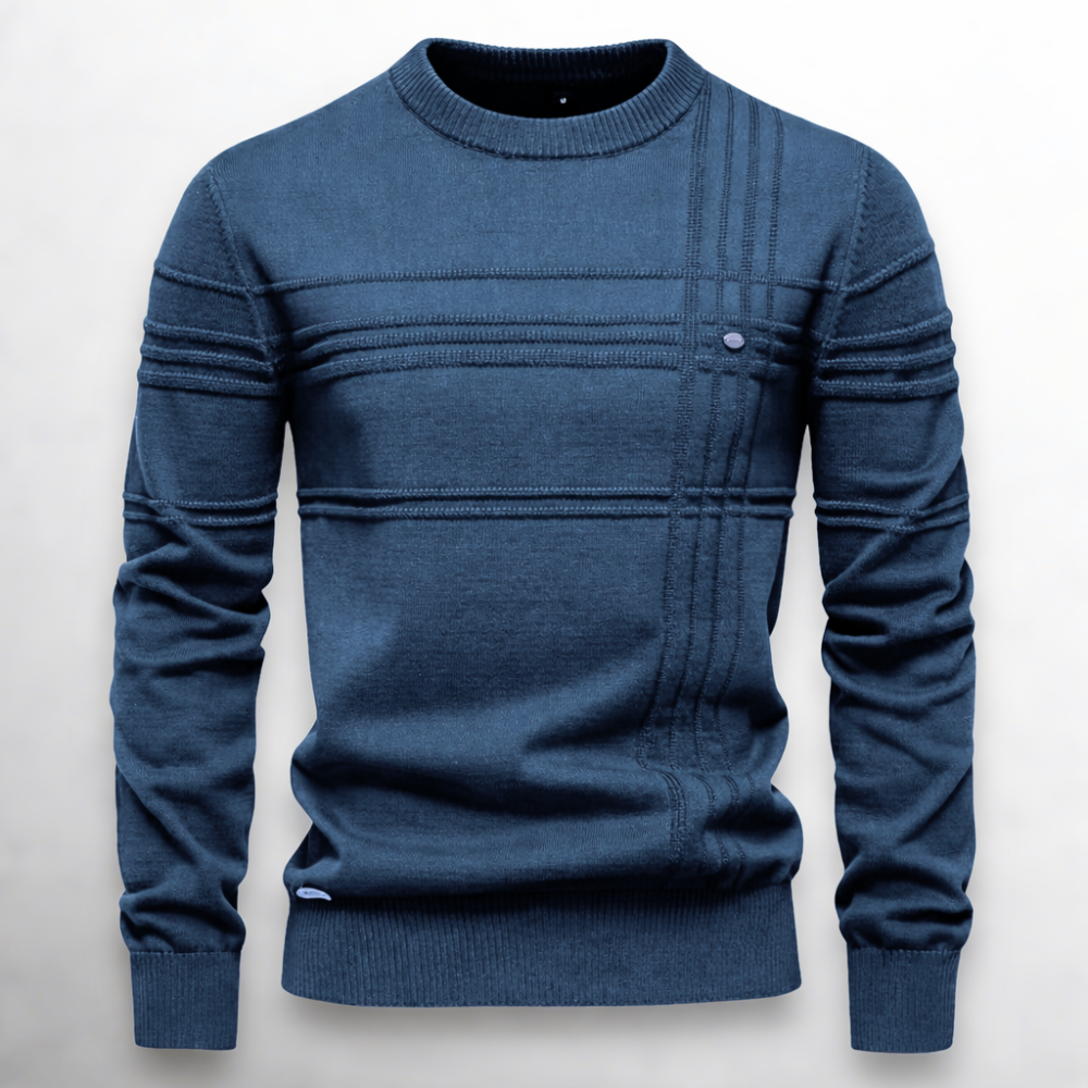 LAURENT MONACO | PULL EN COTON TEXTURÉ POUR HOMMES