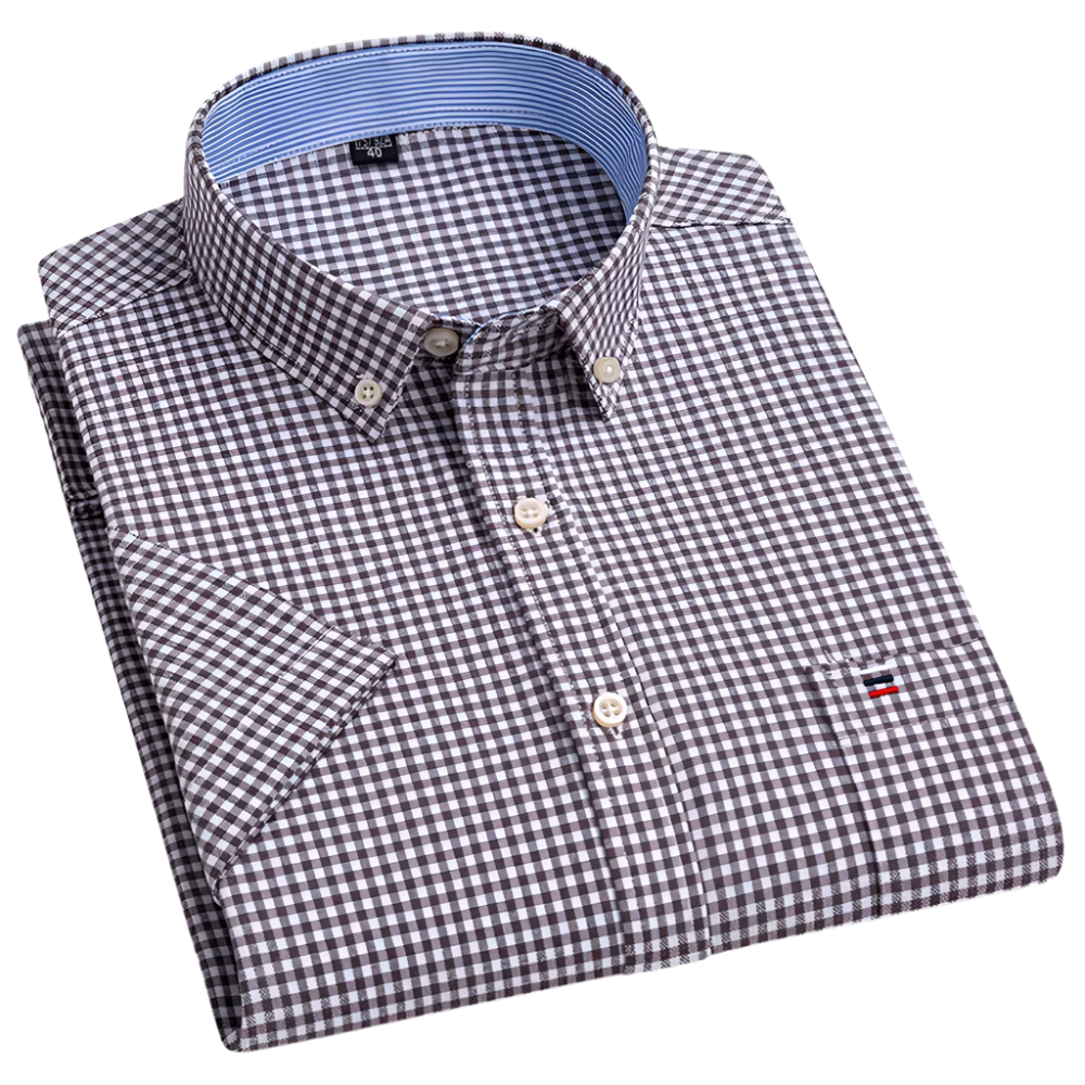 LAURENT MONACO | CHEMISE À BOUTONS À MOTIFS POUR HOMMES