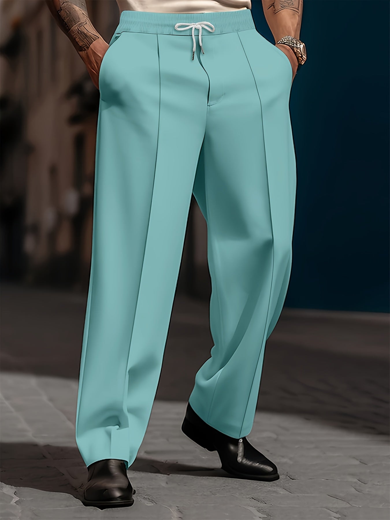 LAURENT MONACO | PANTALON CLASSIQUE DÉCONTRACTÉ POUR HOMMES
