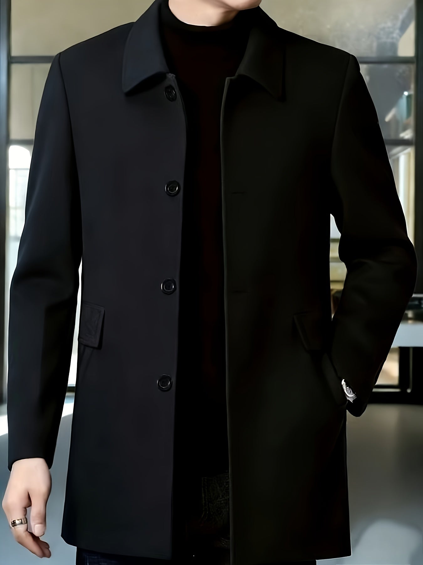 LAURENT MONACO | VESTE EN POLAIRE À REVERS POUR HOMMES