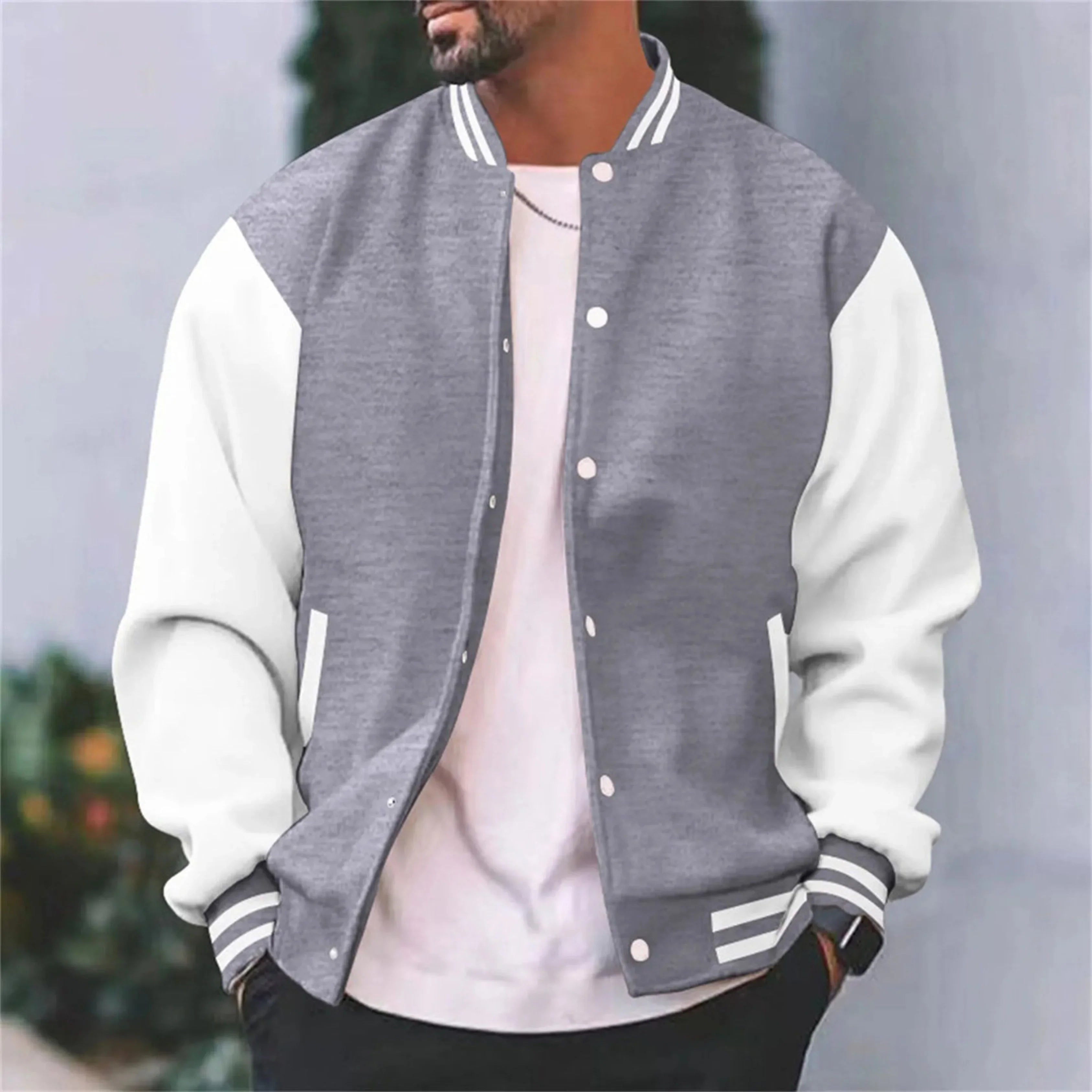 LAURENT MONACO | VESTE BOMBER VARSITY POUR HOMMES