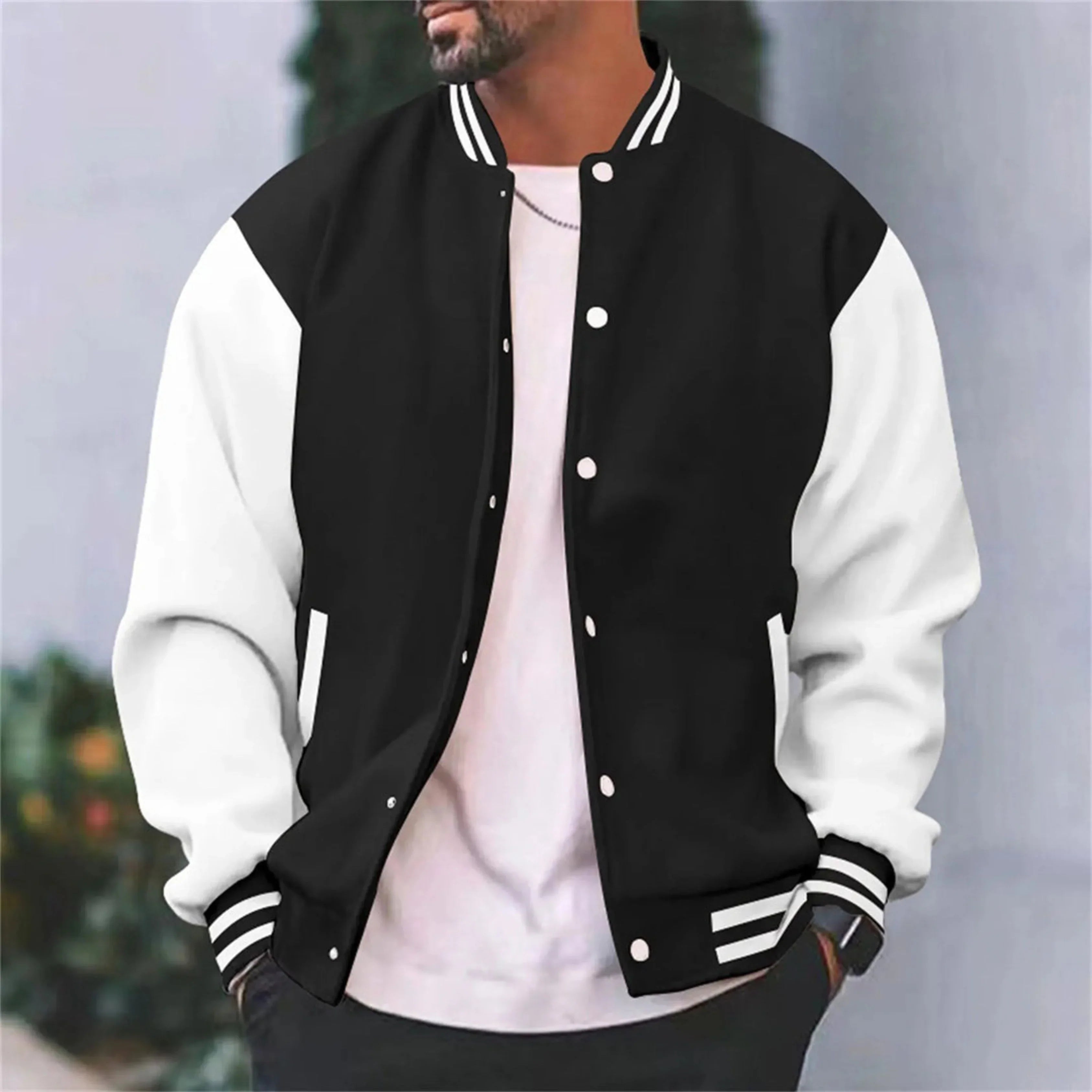 LAURENT MONACO | VESTE BOMBER VARSITY POUR HOMMES