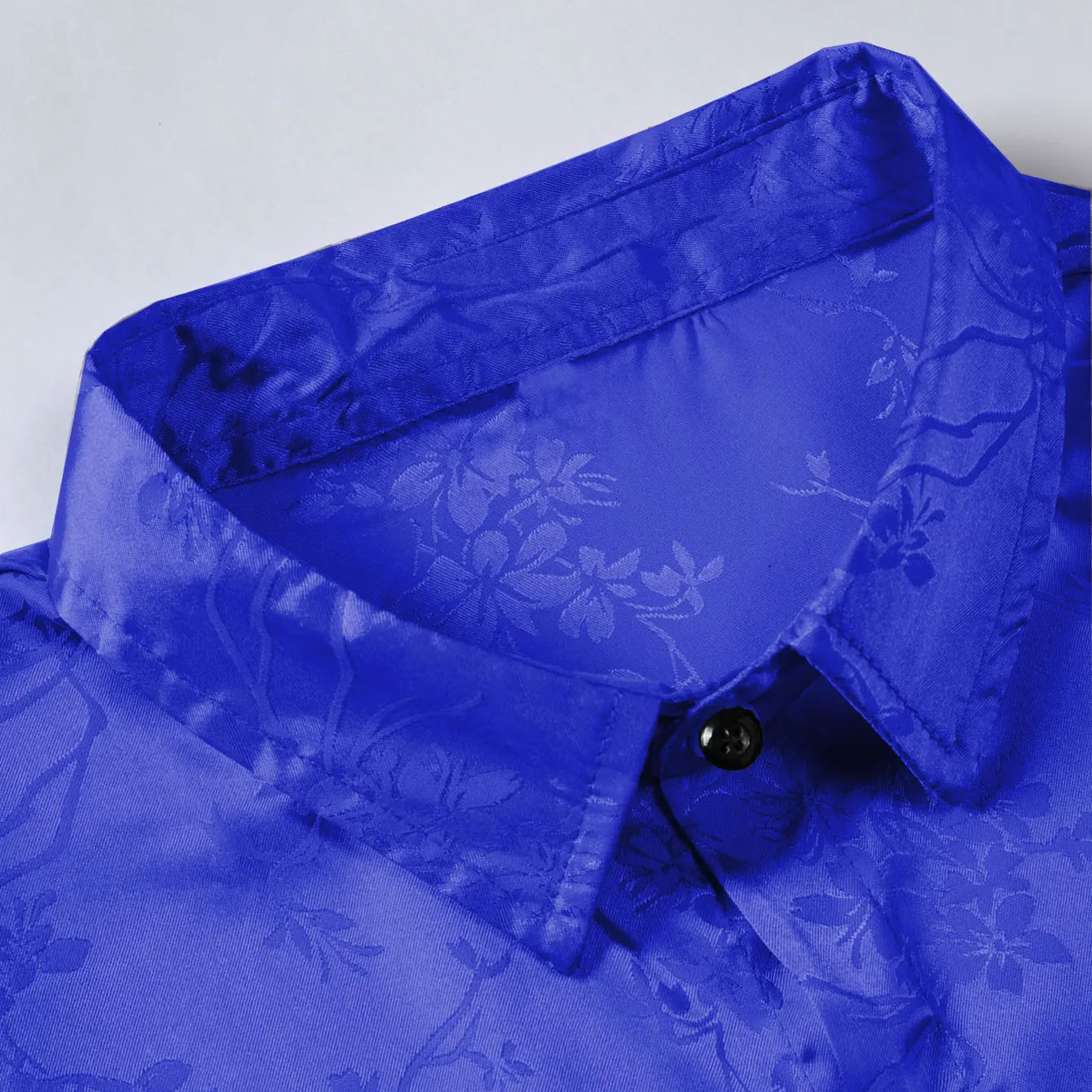 LAURENT MONACO | CHEMISE FLORALE SATINÉE POUR HOMMES