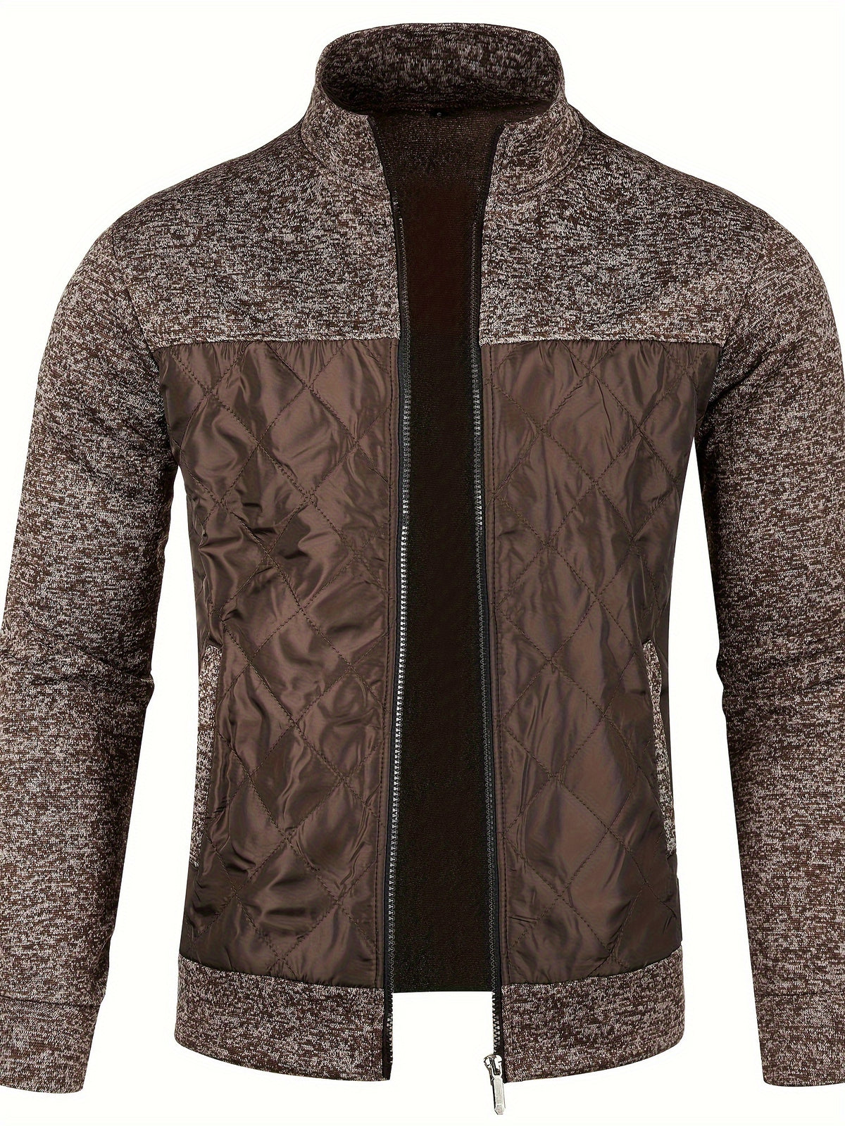 LAURENT MONACO | VESTE À COL HAUT ET FERMETURE ÉCLAIR POUR HOMMES