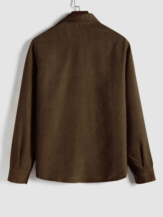 LAURENT MONACO | CHEMISE MANCHES LONGUES DEMI-BOUTONS POUR HOMME